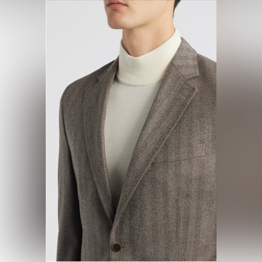Peter Millar the winter excursionits Sport Jacket Blazer Size 38R cashmere - Picture 6 of 9
